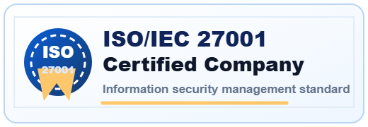 ISO/IEC 27001 Certified Company